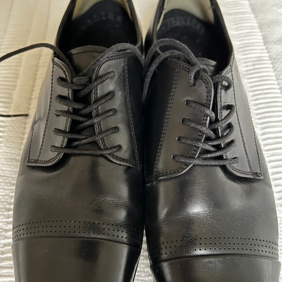 Aldo Men's Black Leather Oxford Dress Shoes - Picture 9 of 9